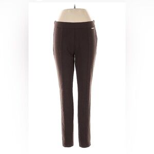 Michael Kors XL Chocolate Brown Stretch Pull-On Straight Leg Women’s Pants.
